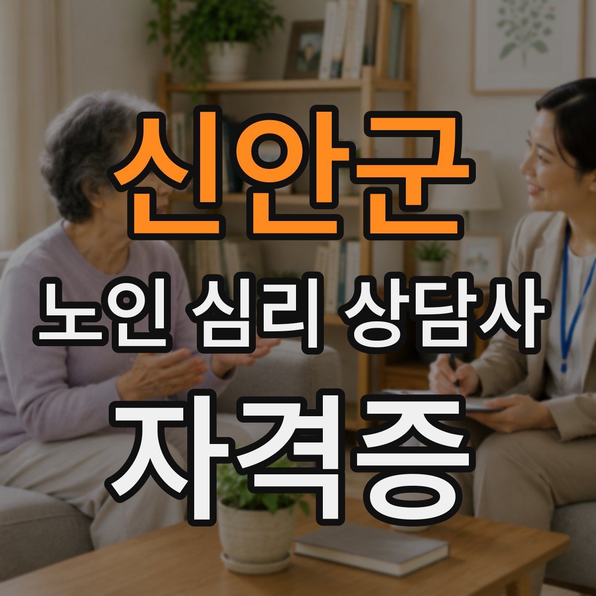 신안군 노인 심리 상담사 자격증