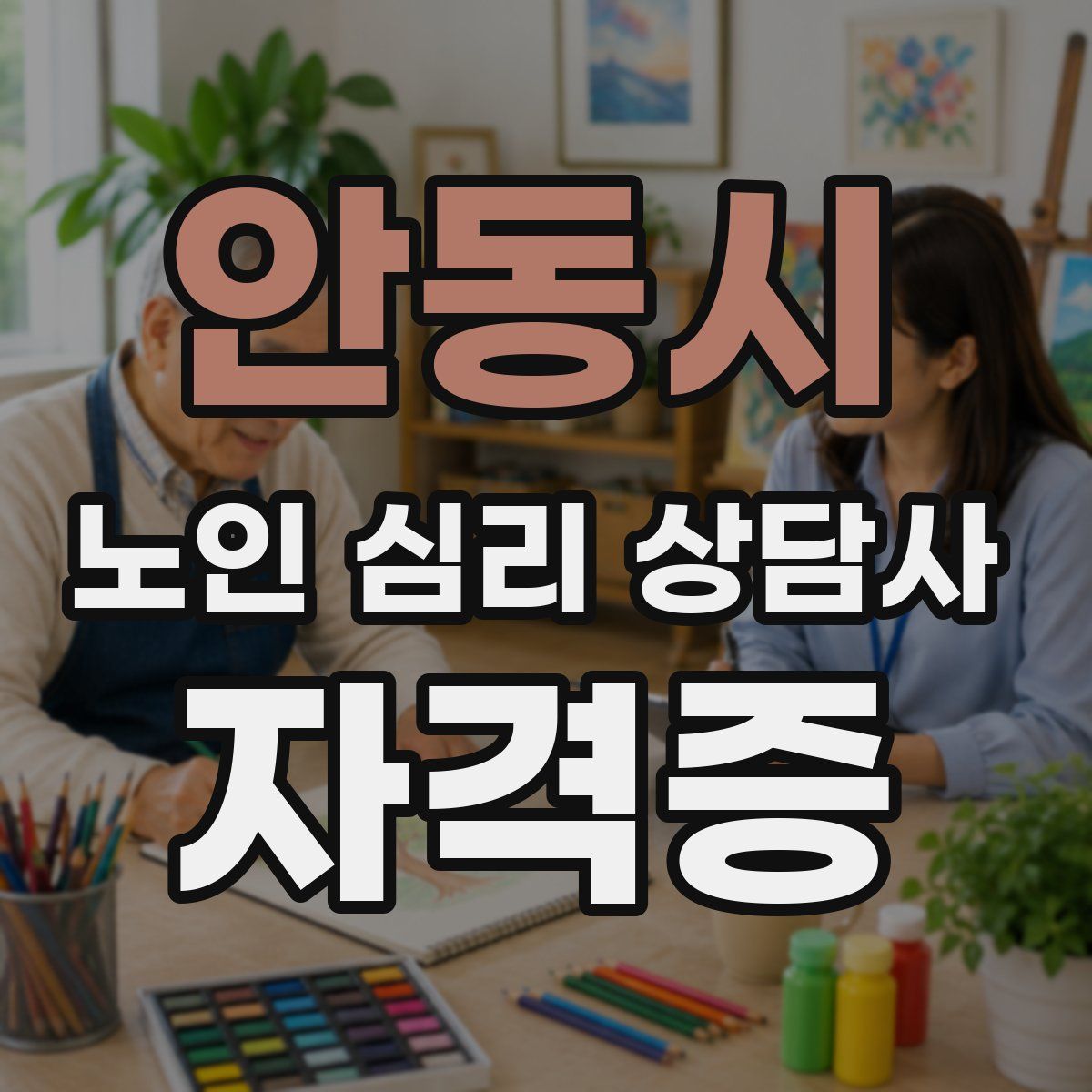 안동시 노인 심리 상담사 자격증