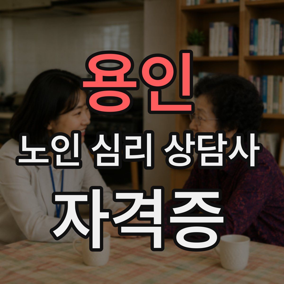용인 노인 심리 상담사 자격증