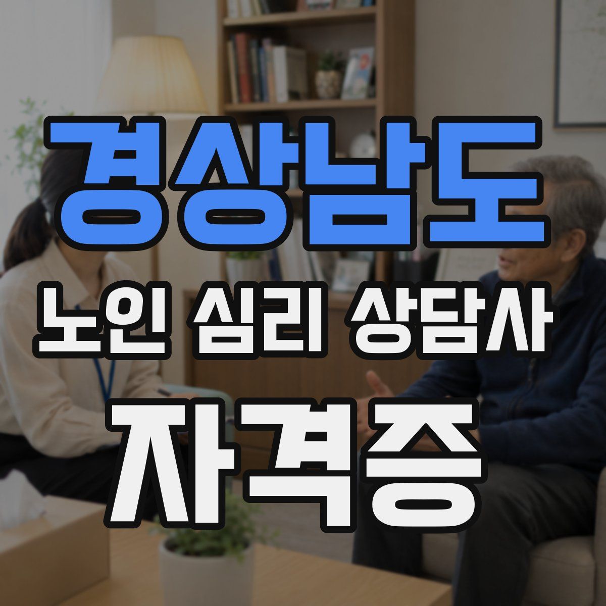 경상남도 노인 심리 상담사 자격증