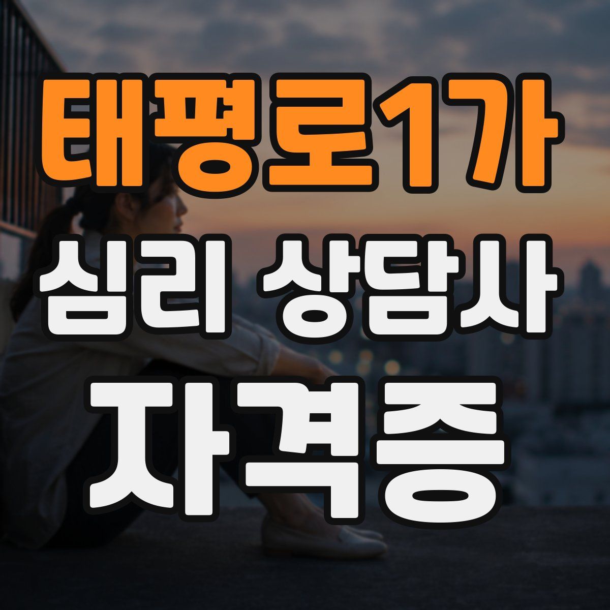 태평로1가 심리 상담사 자격증