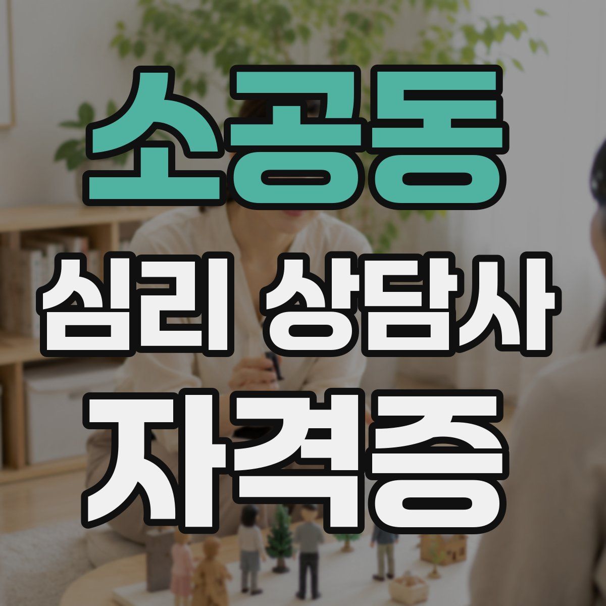 소공동 심리 상담사 자격증