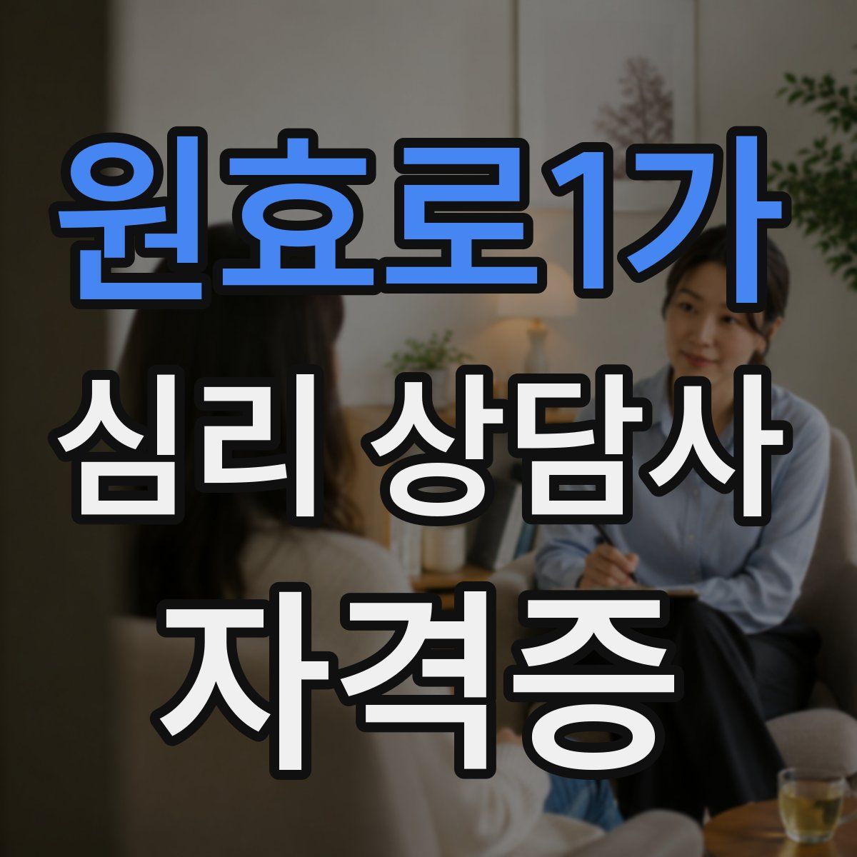 원효로1가 심리 상담사 자격증