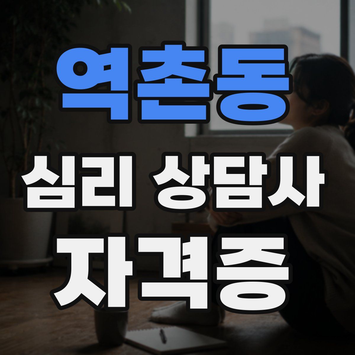 역촌동 심리 상담사 자격증