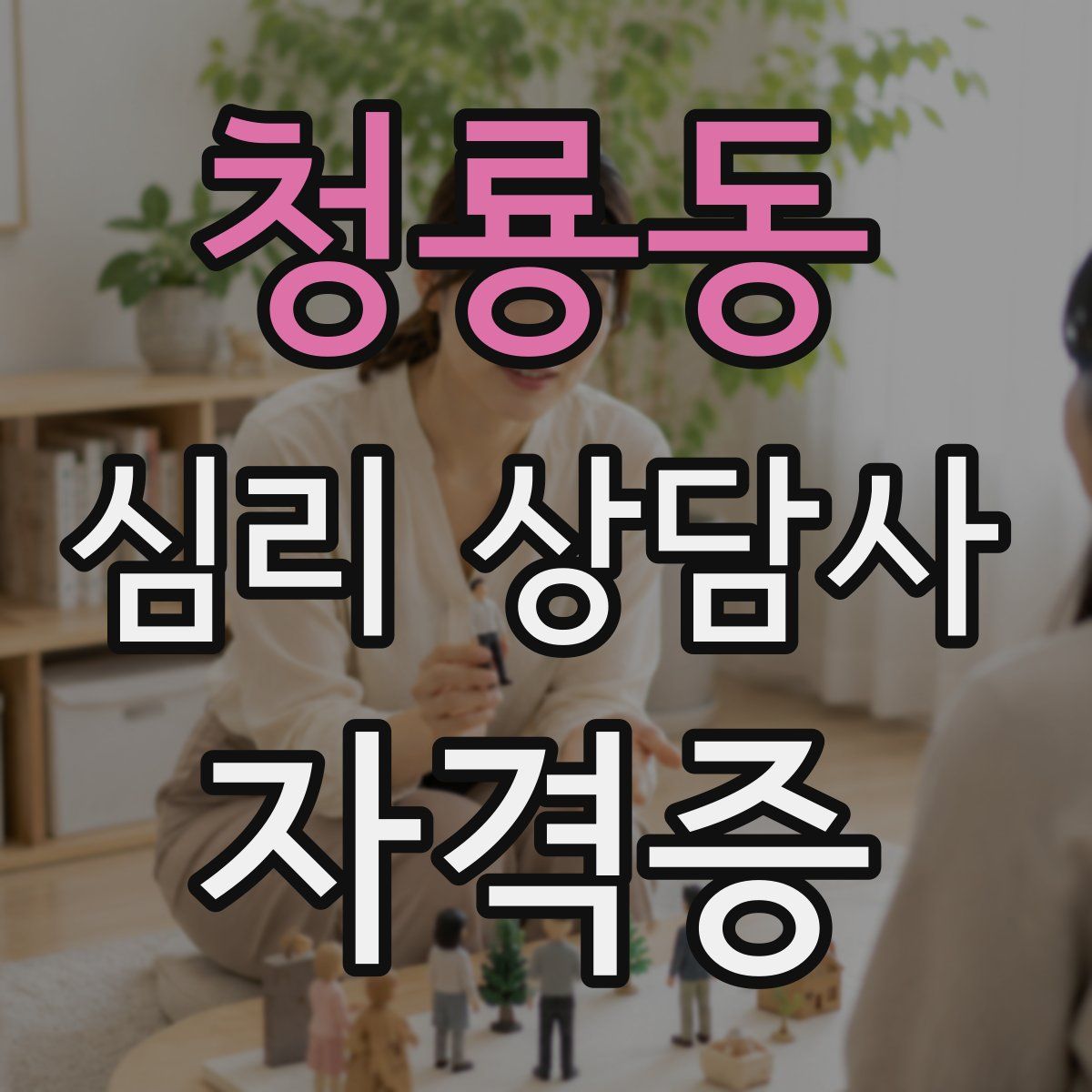 청룡동 심리 상담사 자격증