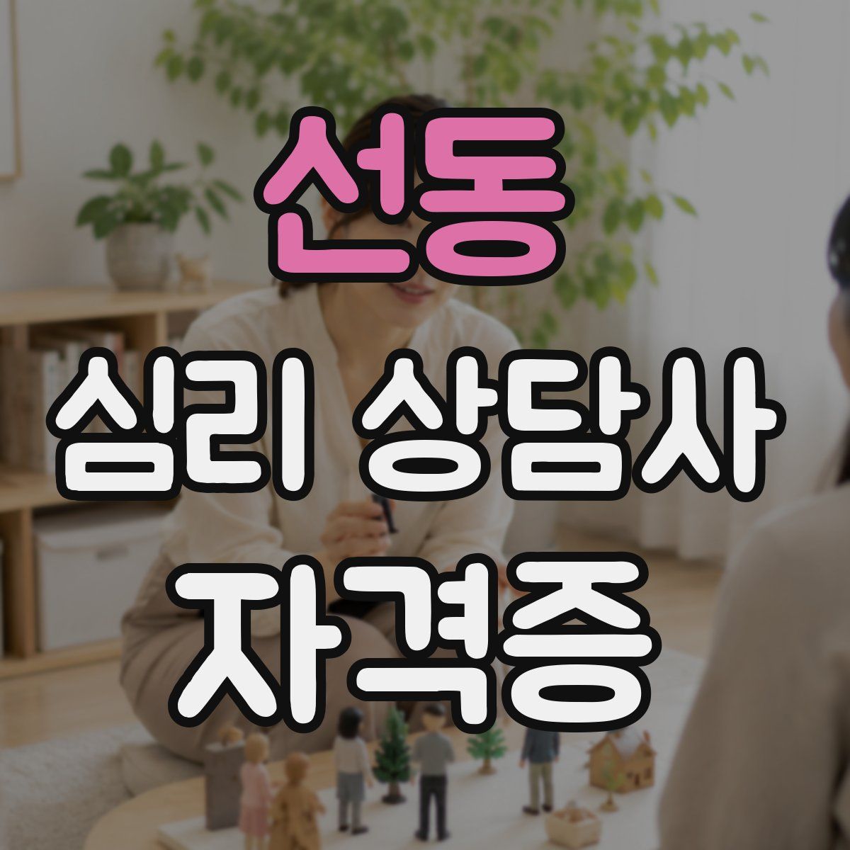 선동 심리 상담사 자격증