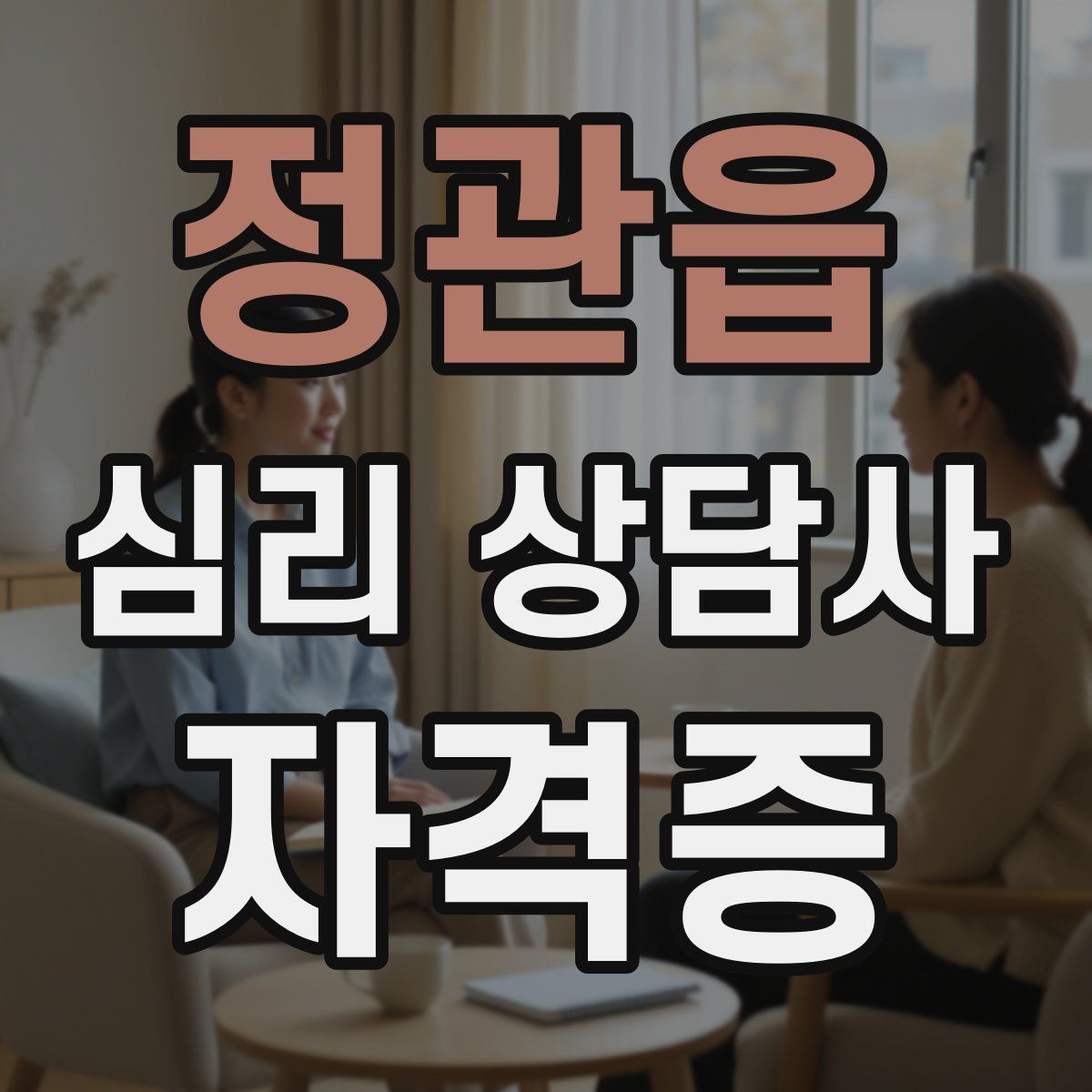 정관읍 심리 상담사 자격증