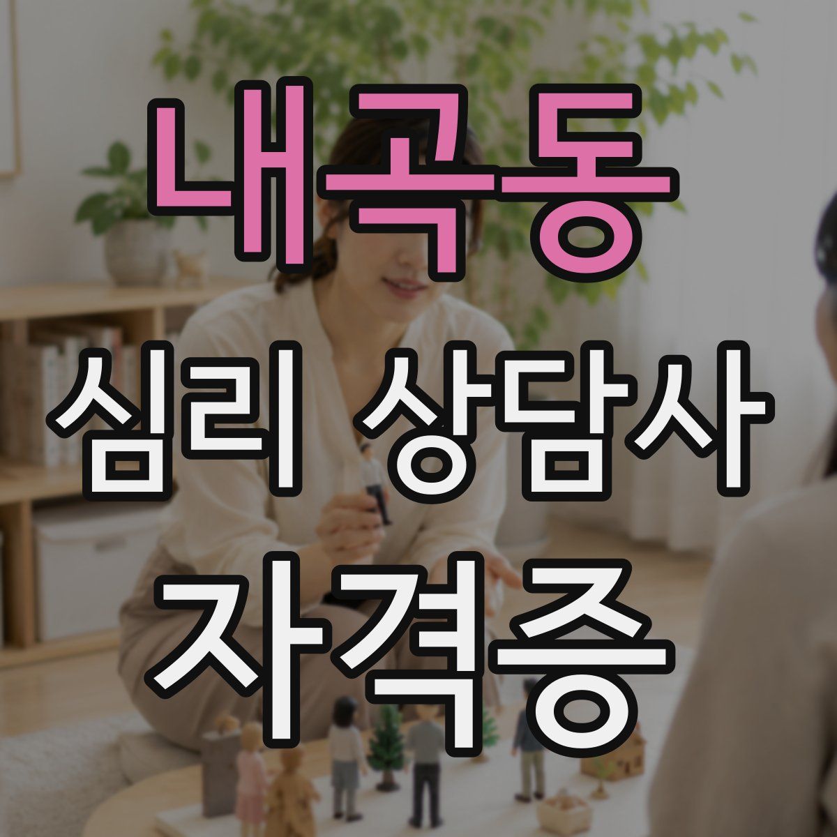 내곡동 심리 상담사 자격증