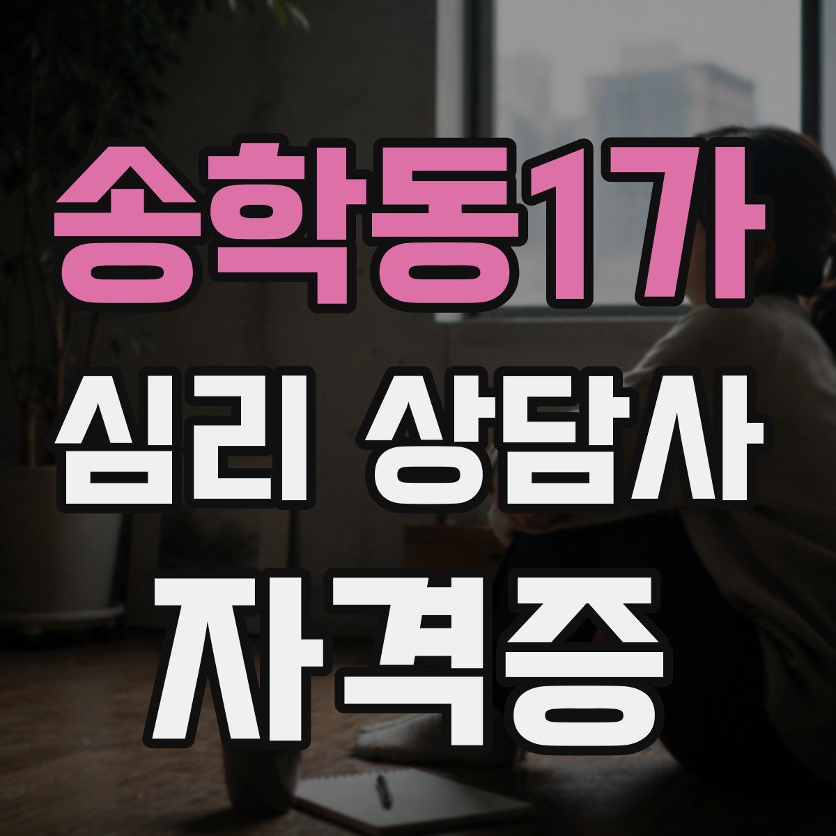 송학동1가 심리 상담사 자격증