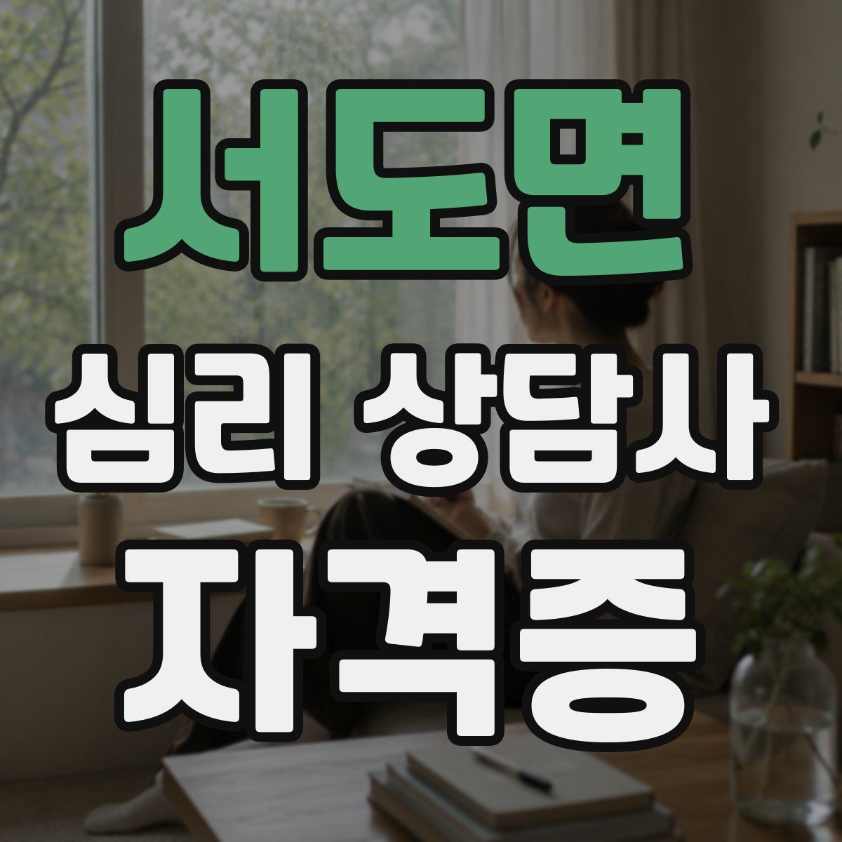 서도면 심리 상담사 자격증