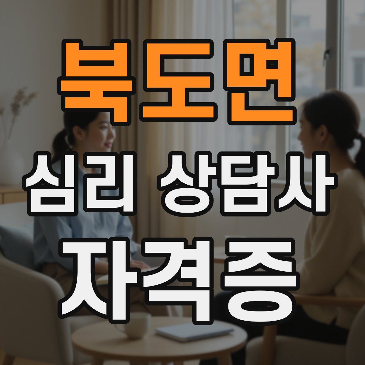 북도면 심리 상담사 자격증