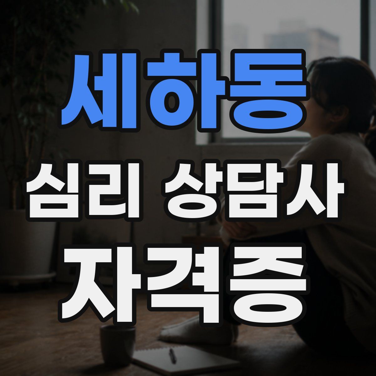 세하동 심리 상담사 자격증