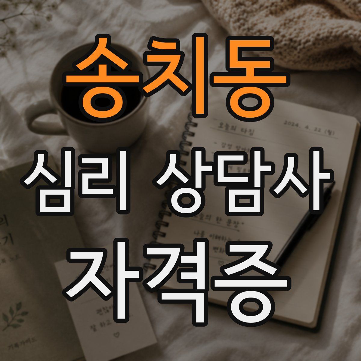 송치동 심리 상담사 자격증