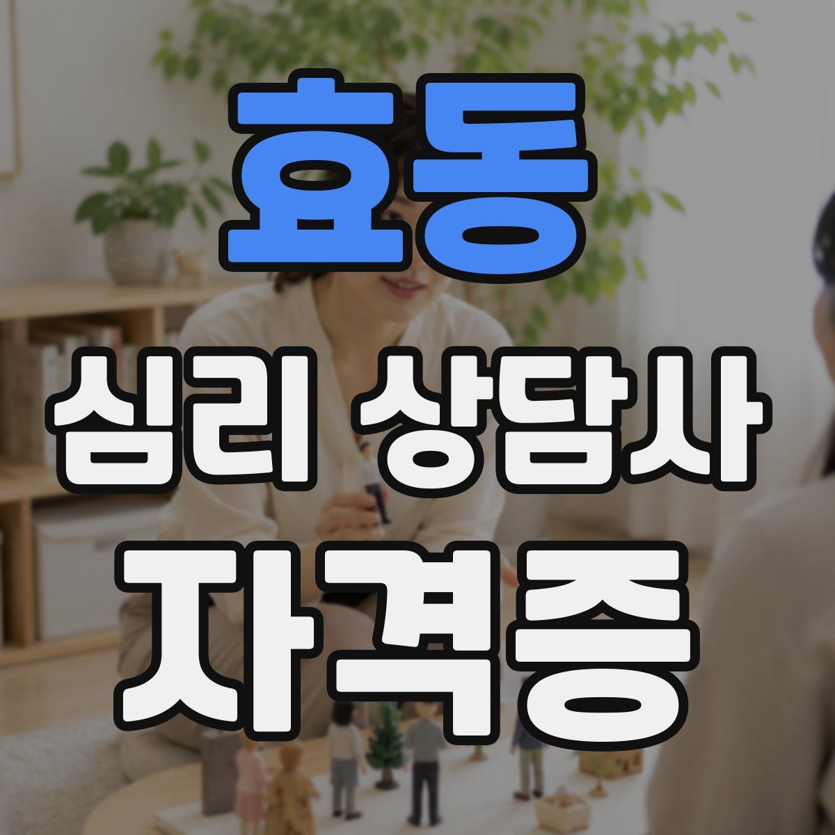 효동 심리 상담사 자격증