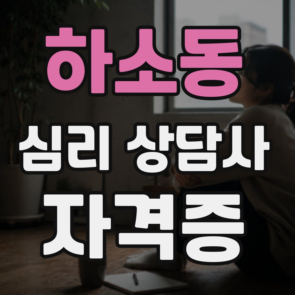 하소동 심리 상담사 자격증