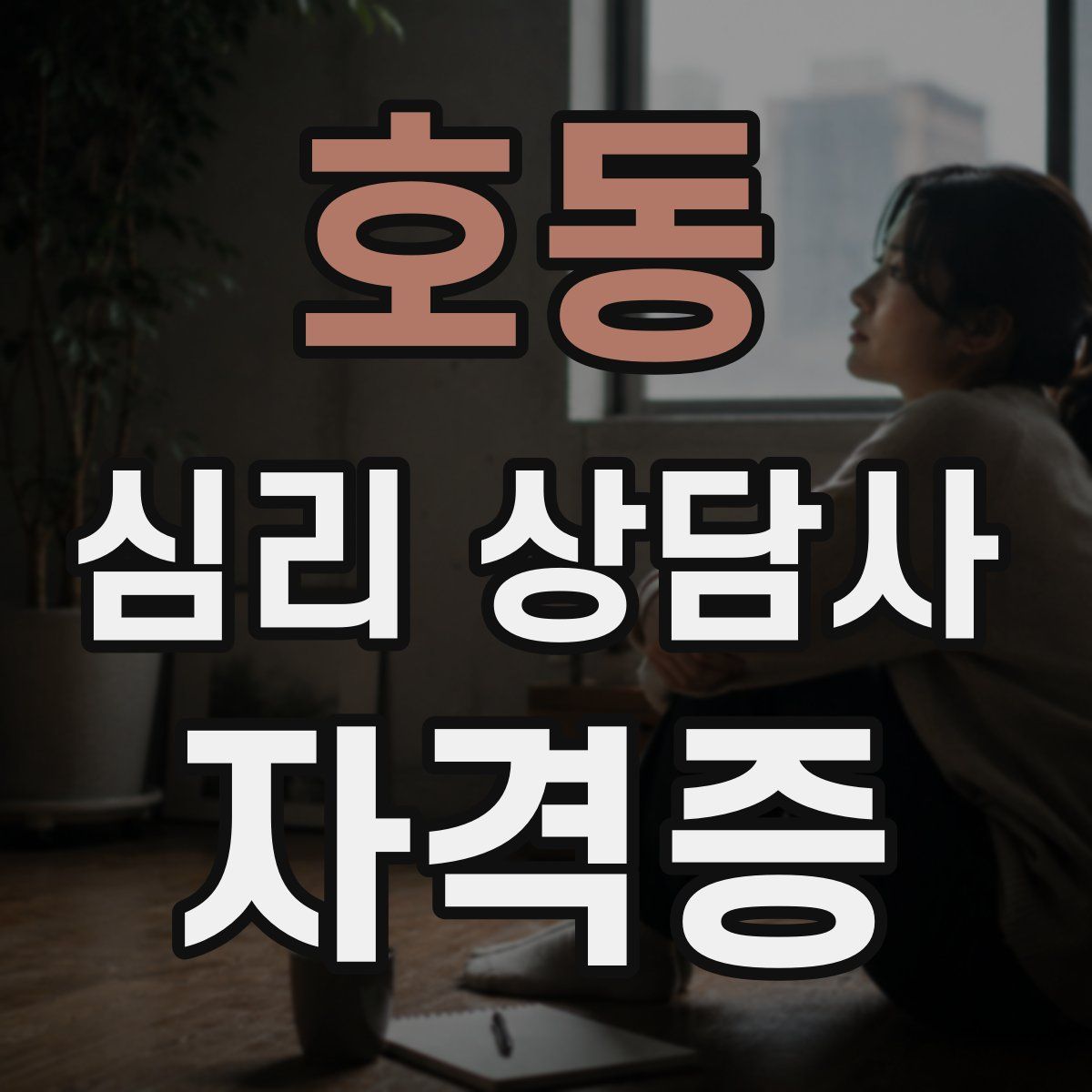 호동 심리 상담사 자격증