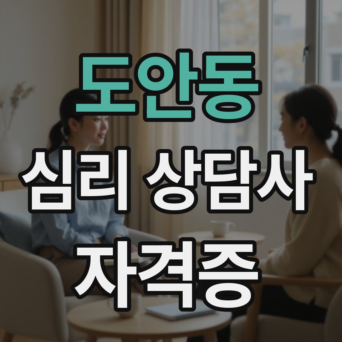 도안동 심리 상담사 자격증