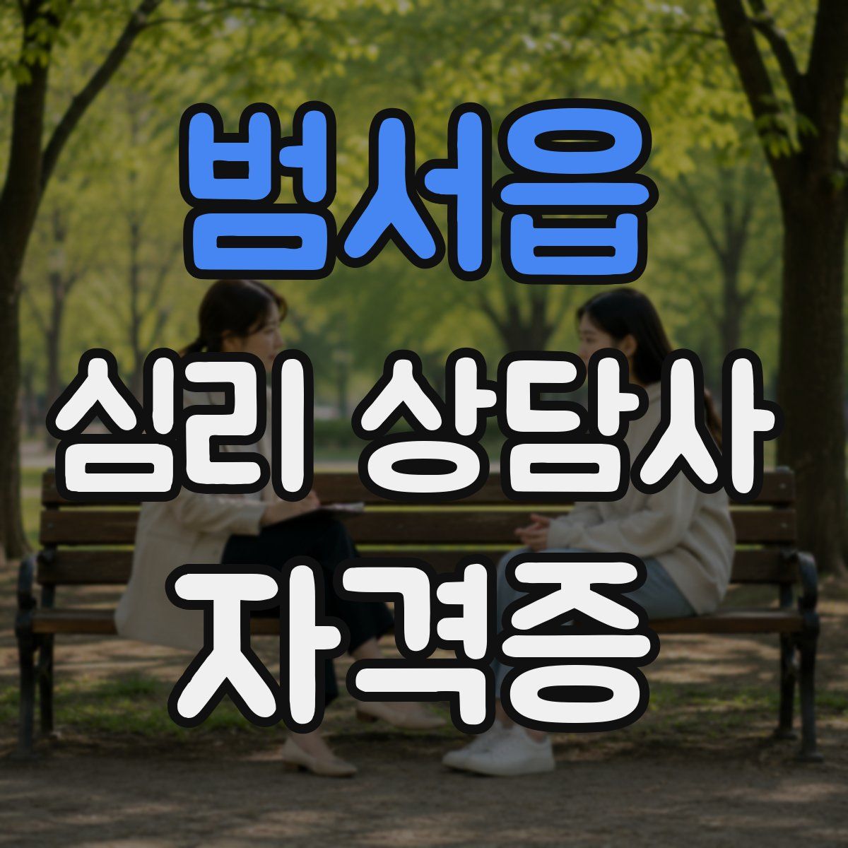 범서읍 심리 상담사 자격증