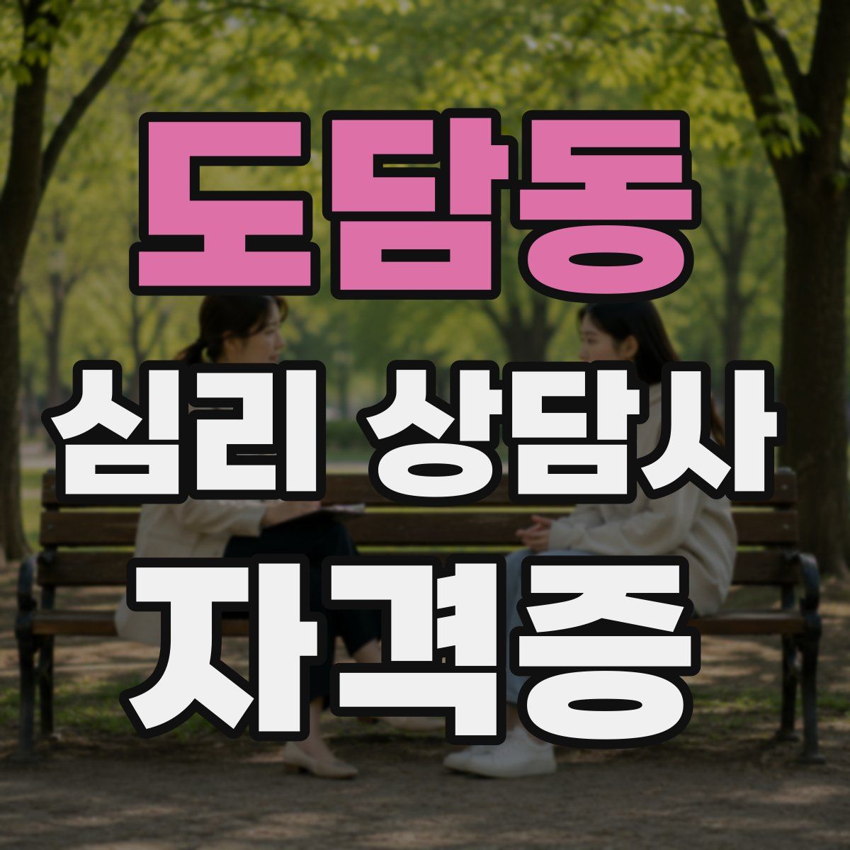 도담동 심리 상담사 자격증