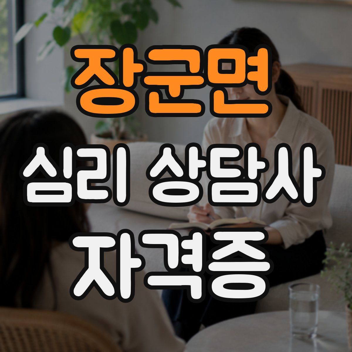 장군면 심리 상담사 자격증