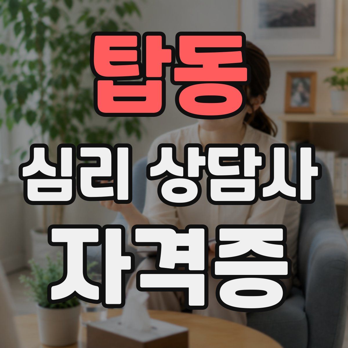 탑동 심리 상담사 자격증