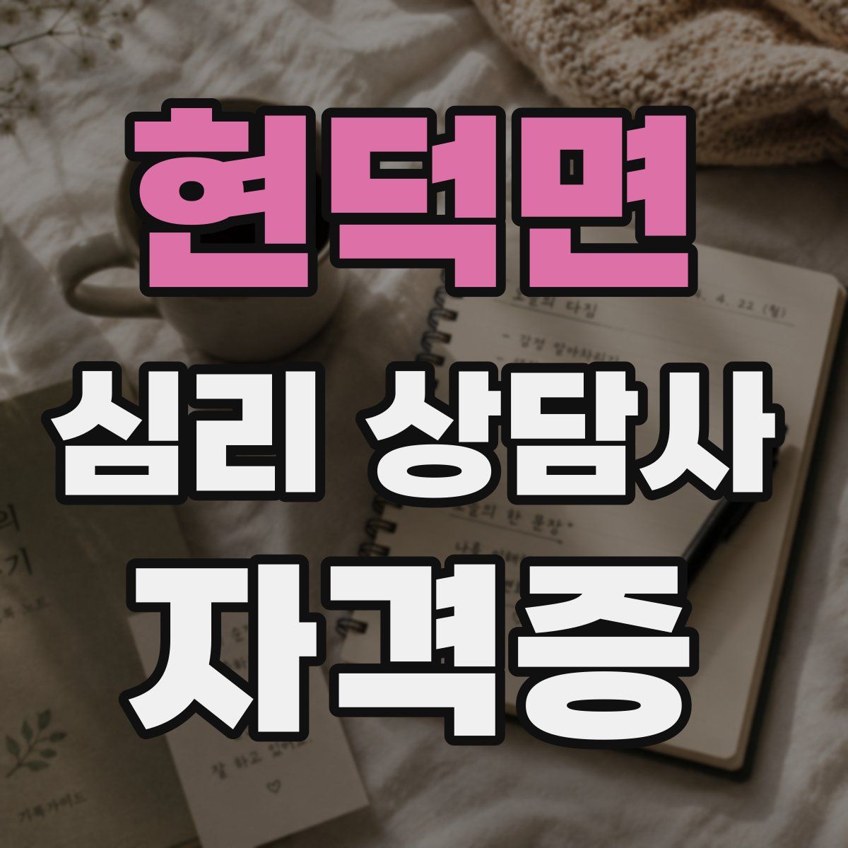 현덕면 심리 상담사 자격증