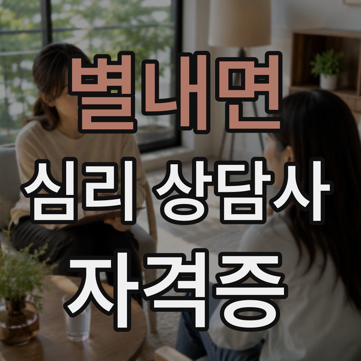 별내면 심리 상담사 자격증