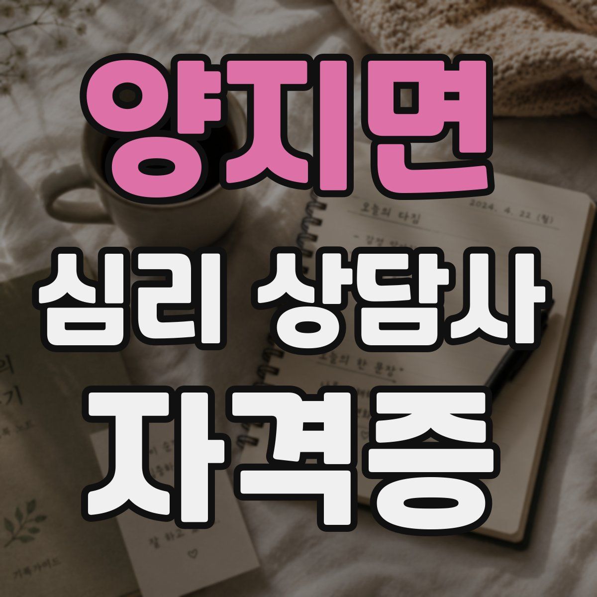양지면 심리 상담사 자격증
