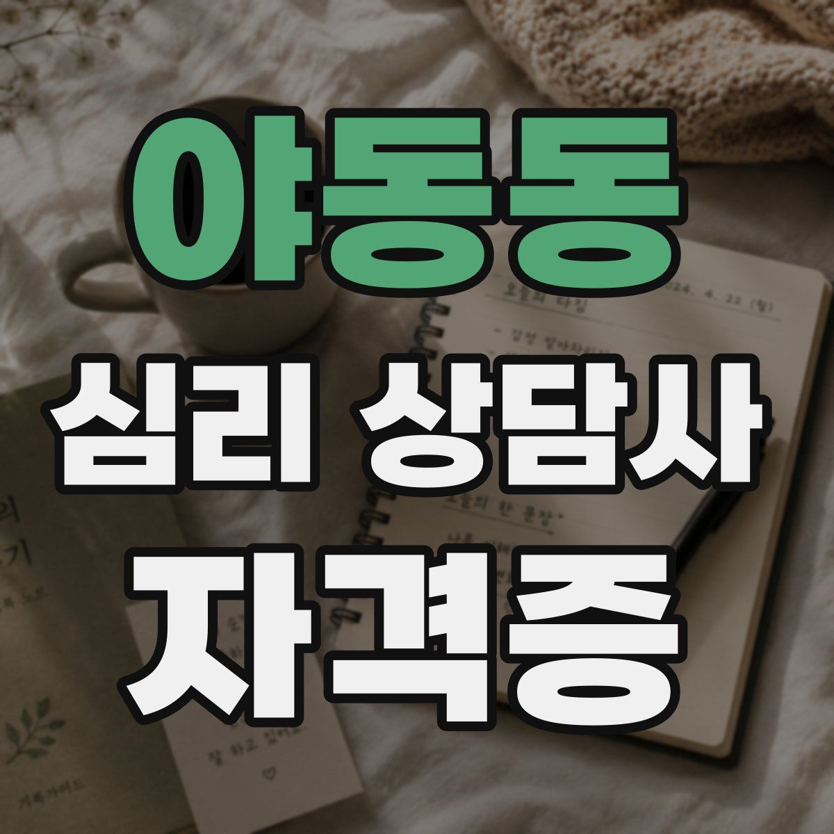 야동동 심리 상담사 자격증