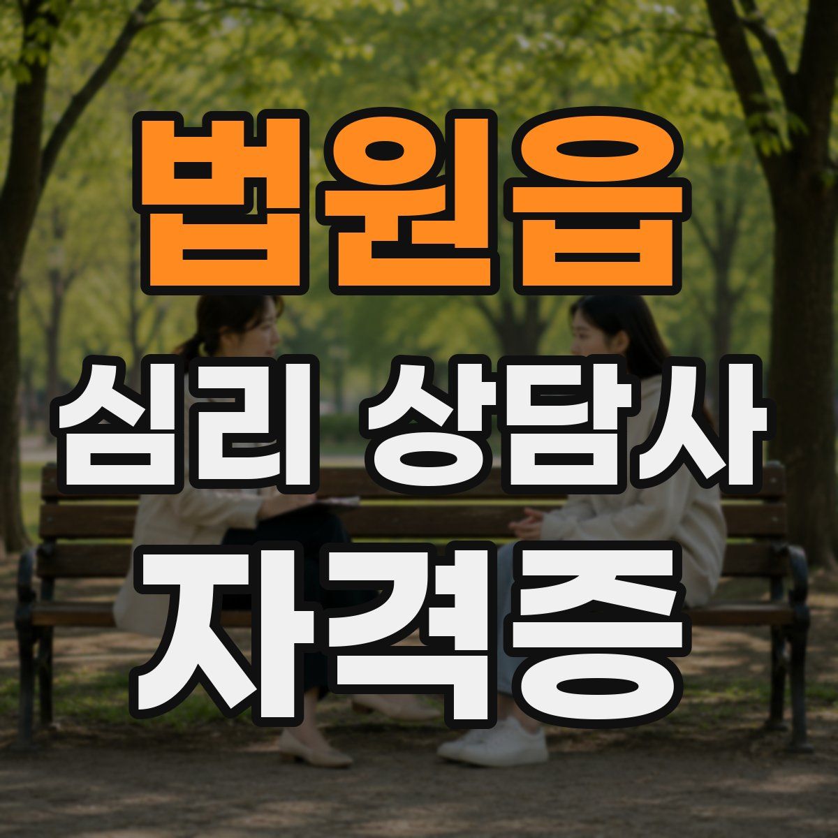 법원읍 심리 상담사 자격증
