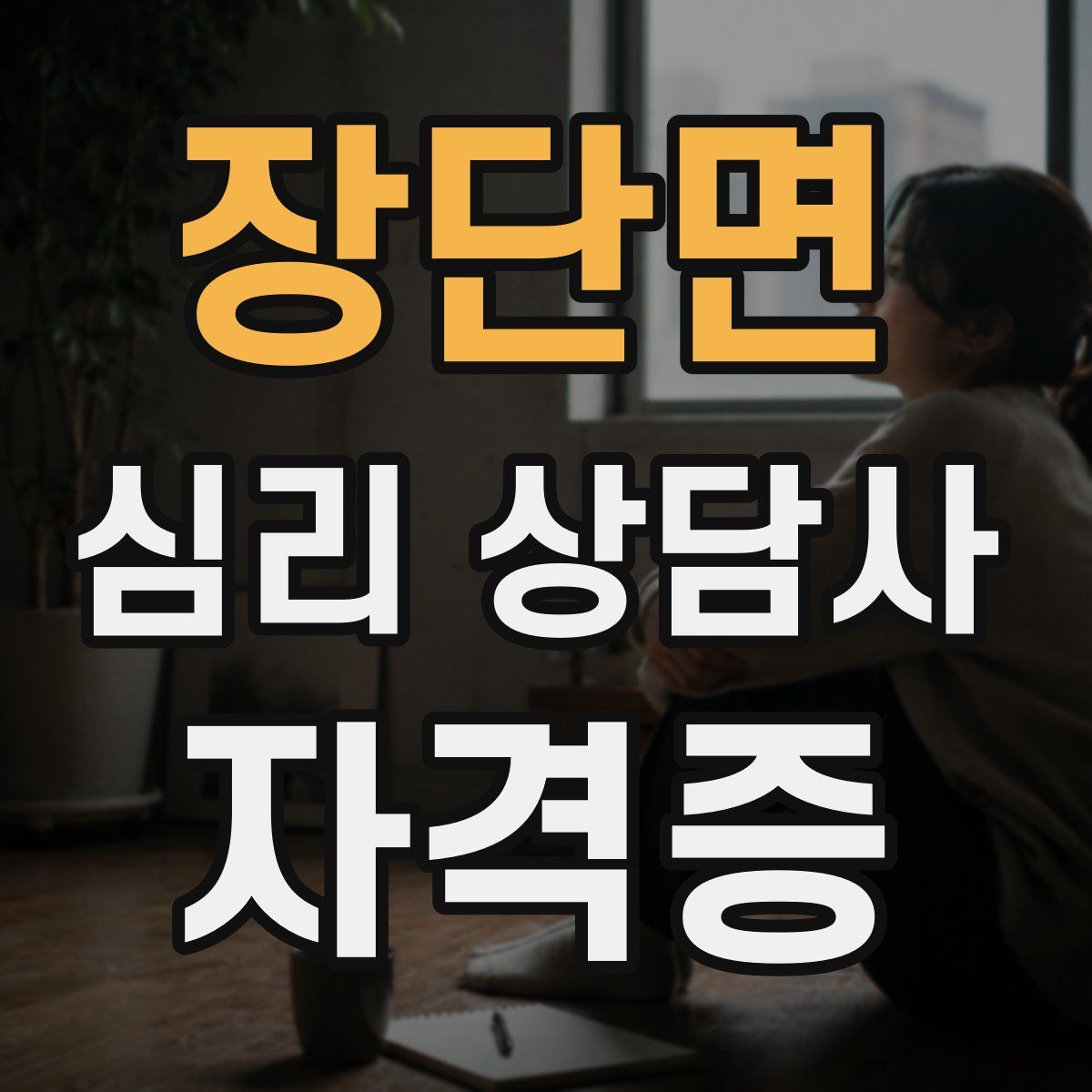 장단면 심리 상담사 자격증