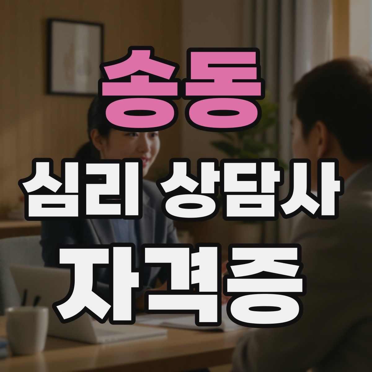 송동 심리 상담사 자격증