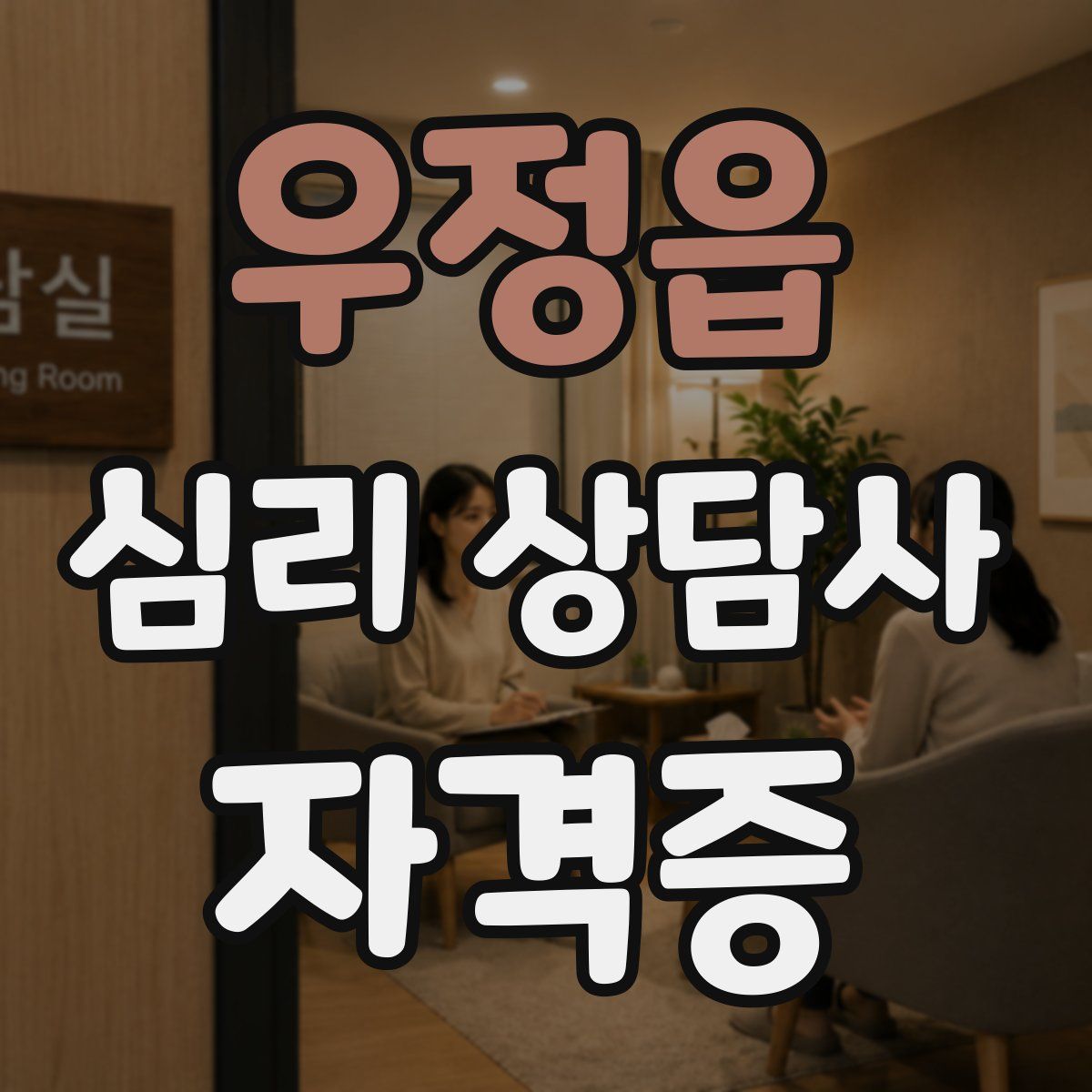 우정읍 심리 상담사 자격증