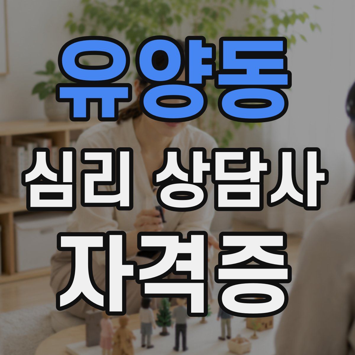 유양동 심리 상담사 자격증
