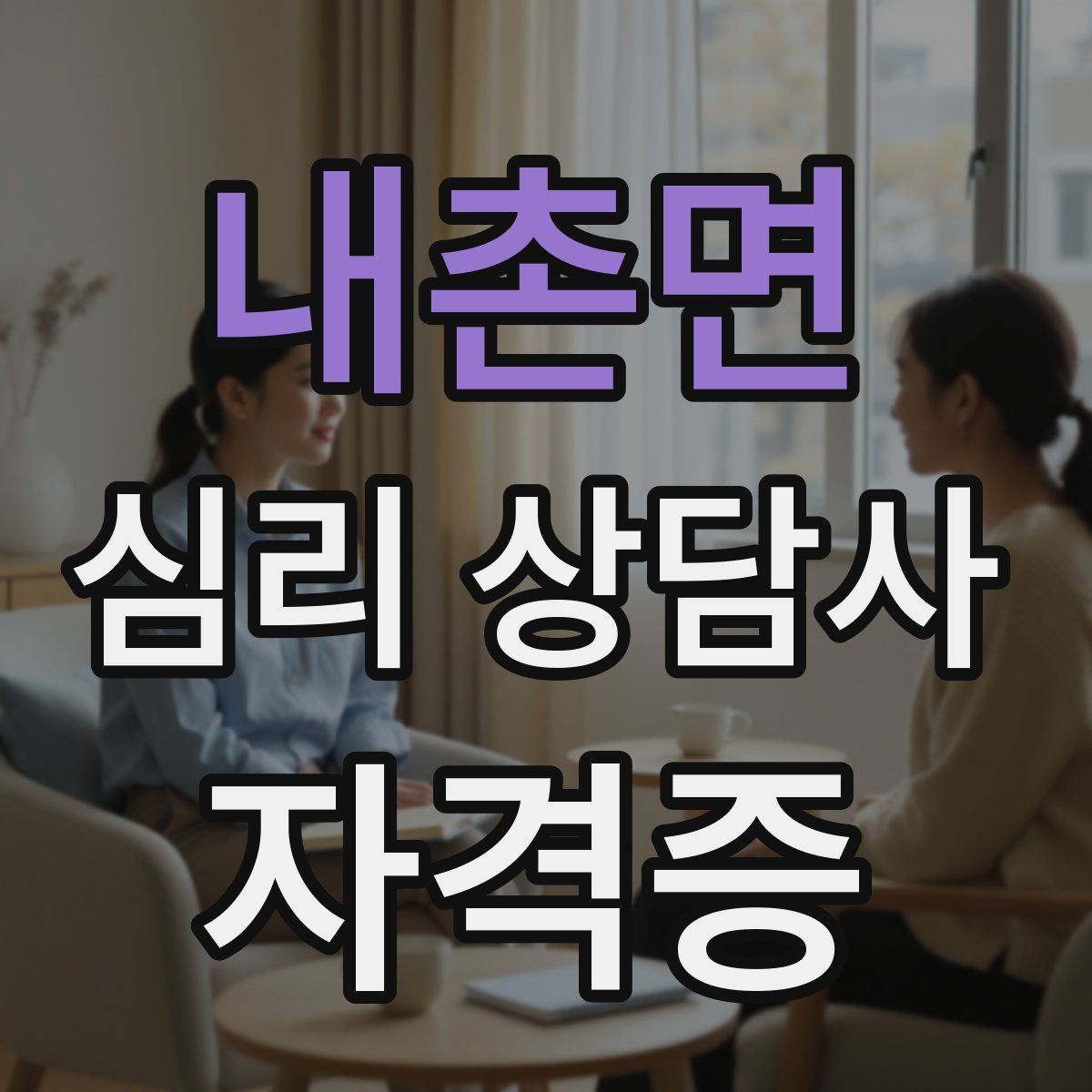 내촌면 심리 상담사 자격증