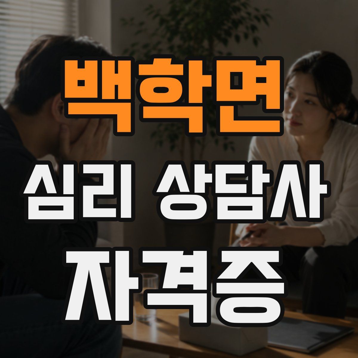 백학면 심리 상담사 자격증