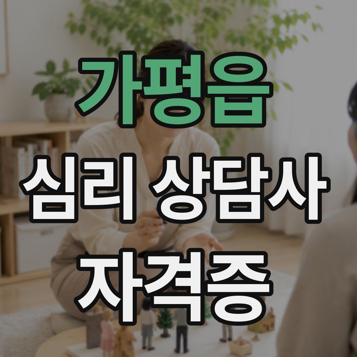 가평읍 심리 상담사 자격증