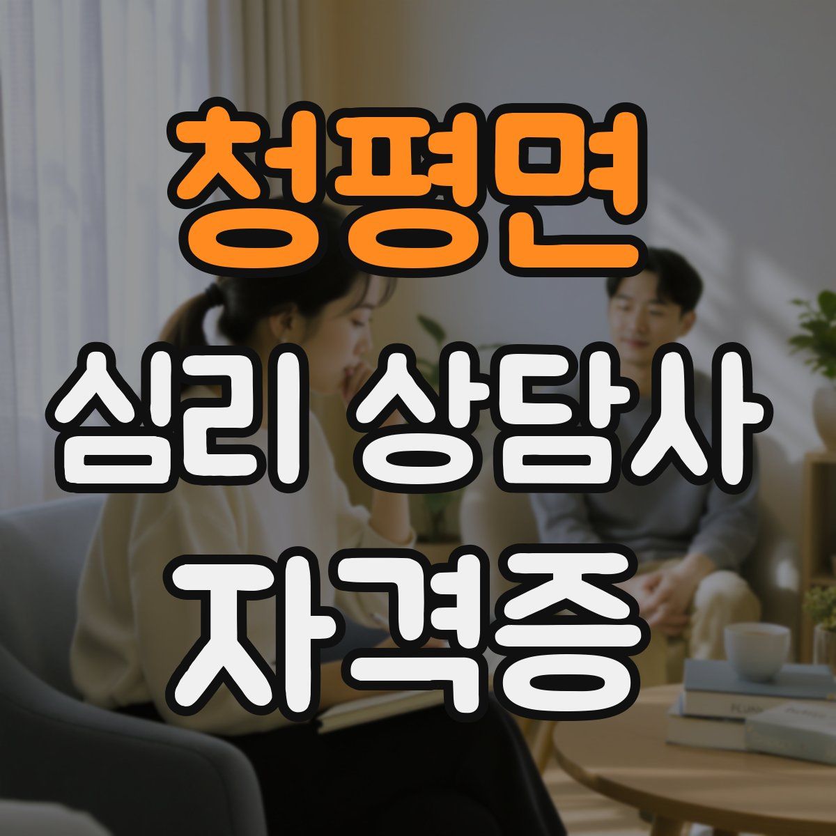 청평면 심리 상담사 자격증