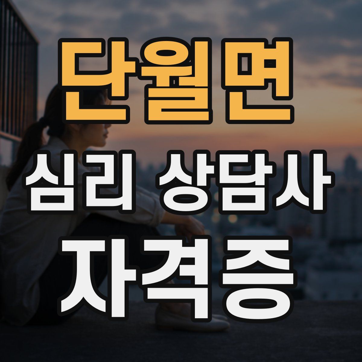 단월면 심리 상담사 자격증