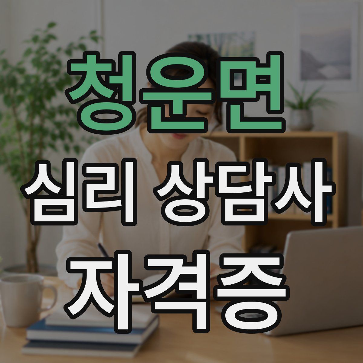 청운면 심리 상담사 자격증
