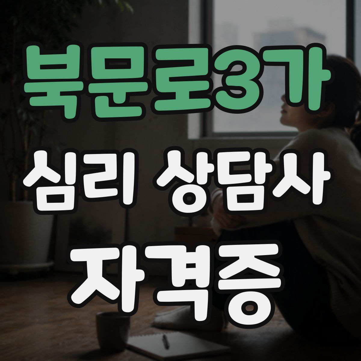 북문로3가 심리 상담사 자격증