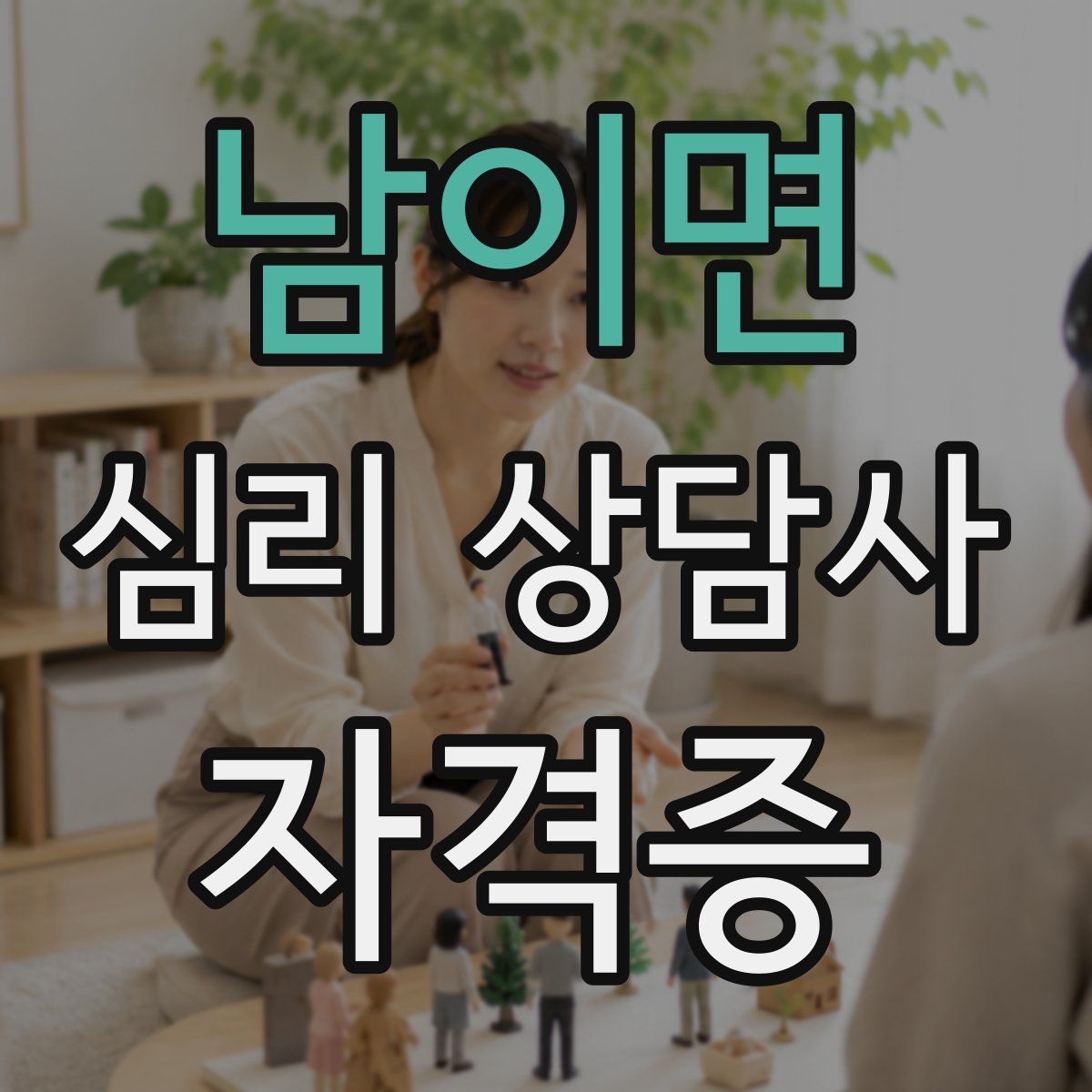 남이면 심리 상담사 자격증
