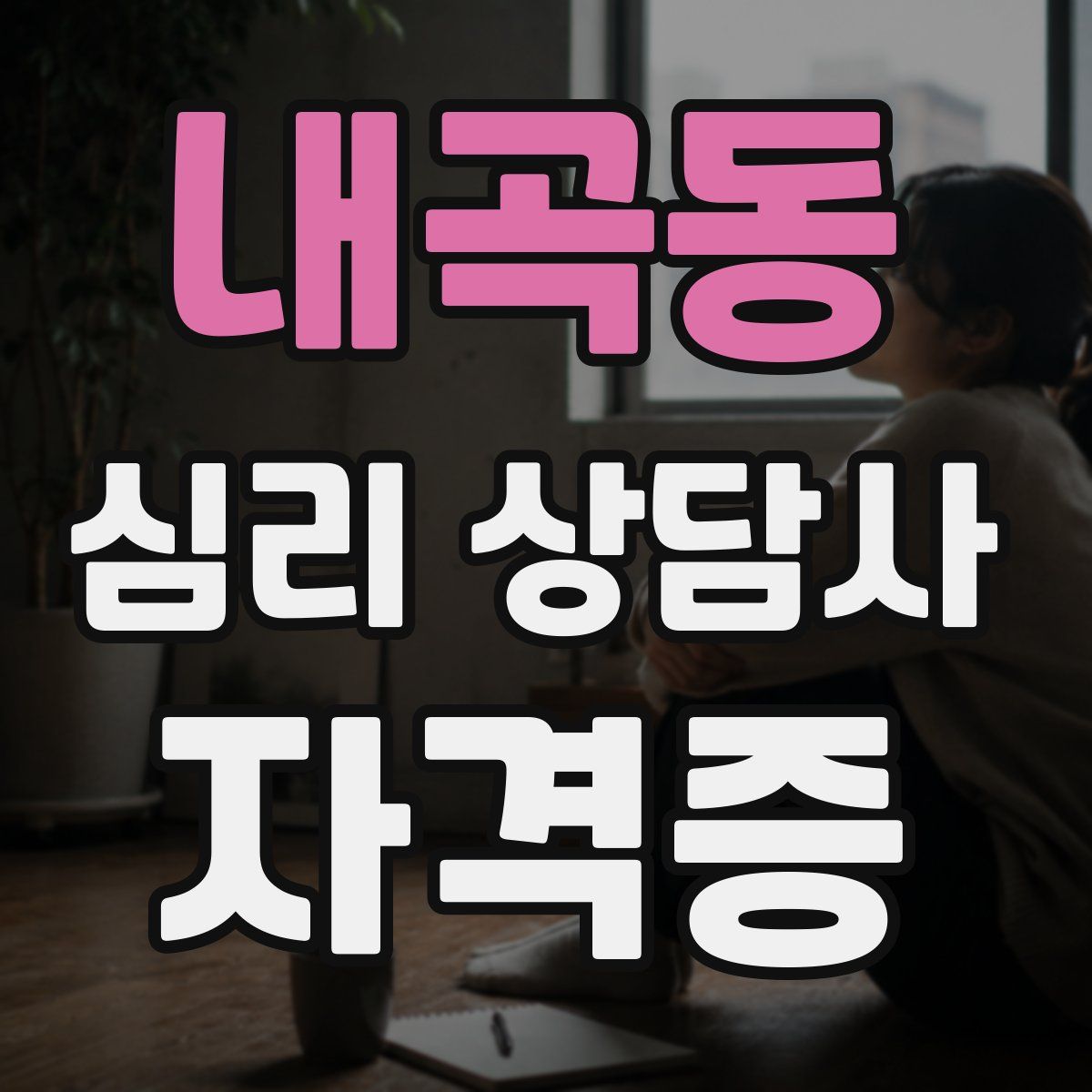 내곡동 심리 상담사 자격증