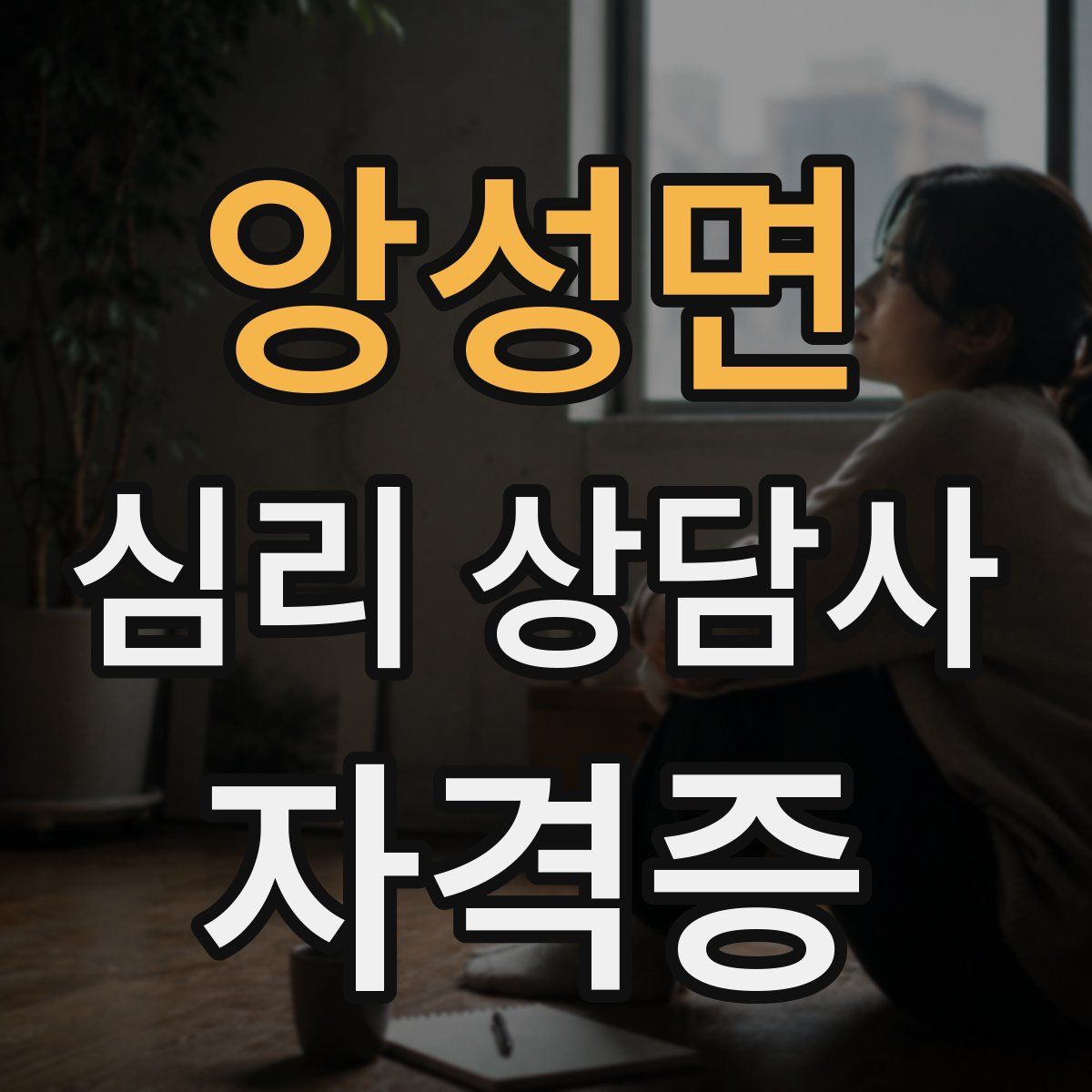 앙성면 심리 상담사 자격증