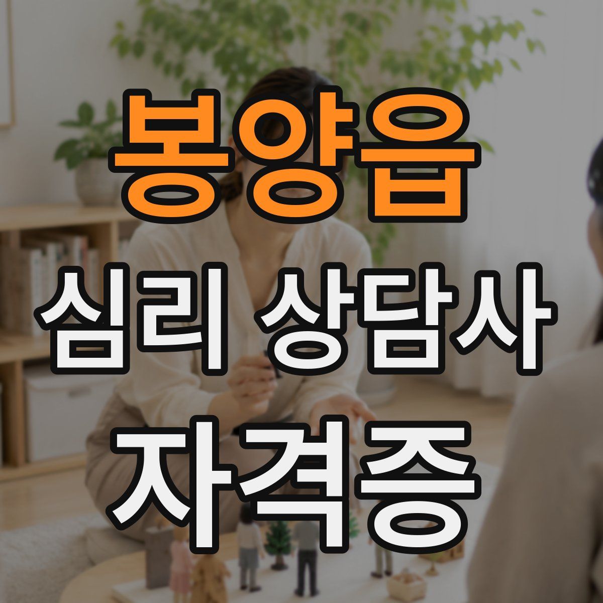 봉양읍 심리 상담사 자격증