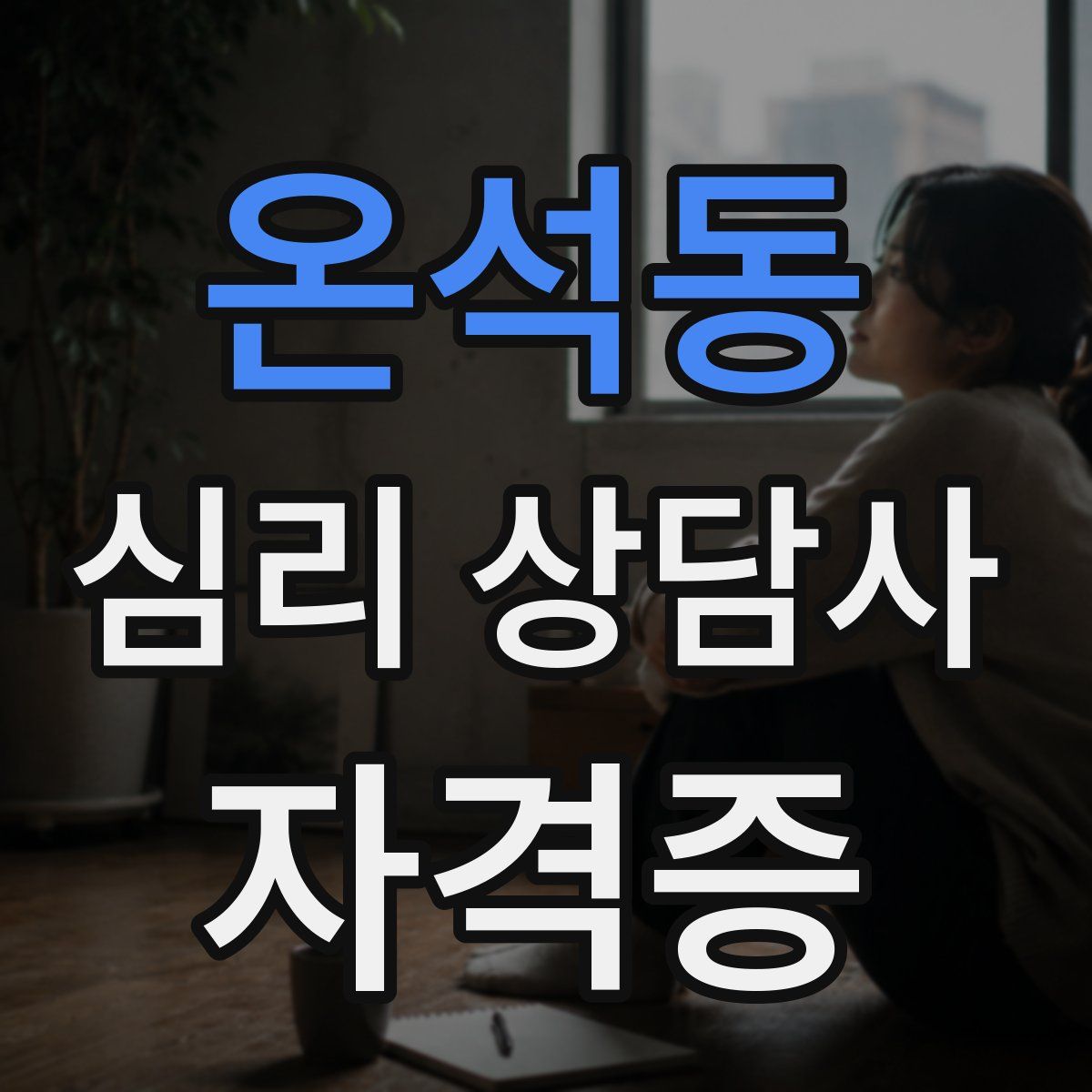 온석동 심리 상담사 자격증