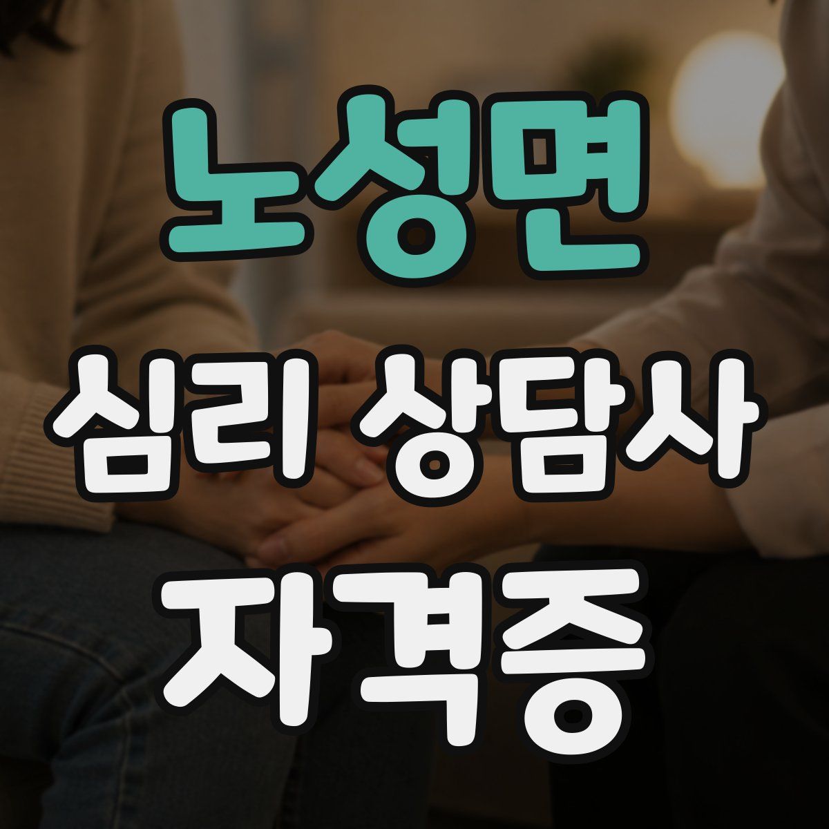 노성면 심리 상담사 자격증