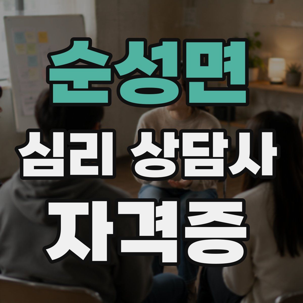 순성면 심리 상담사 자격증