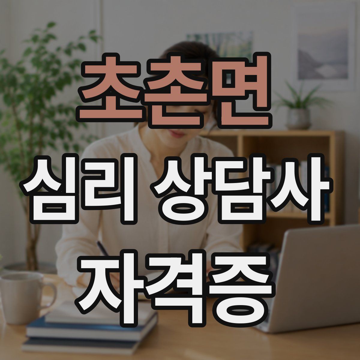 초촌면 심리 상담사 자격증