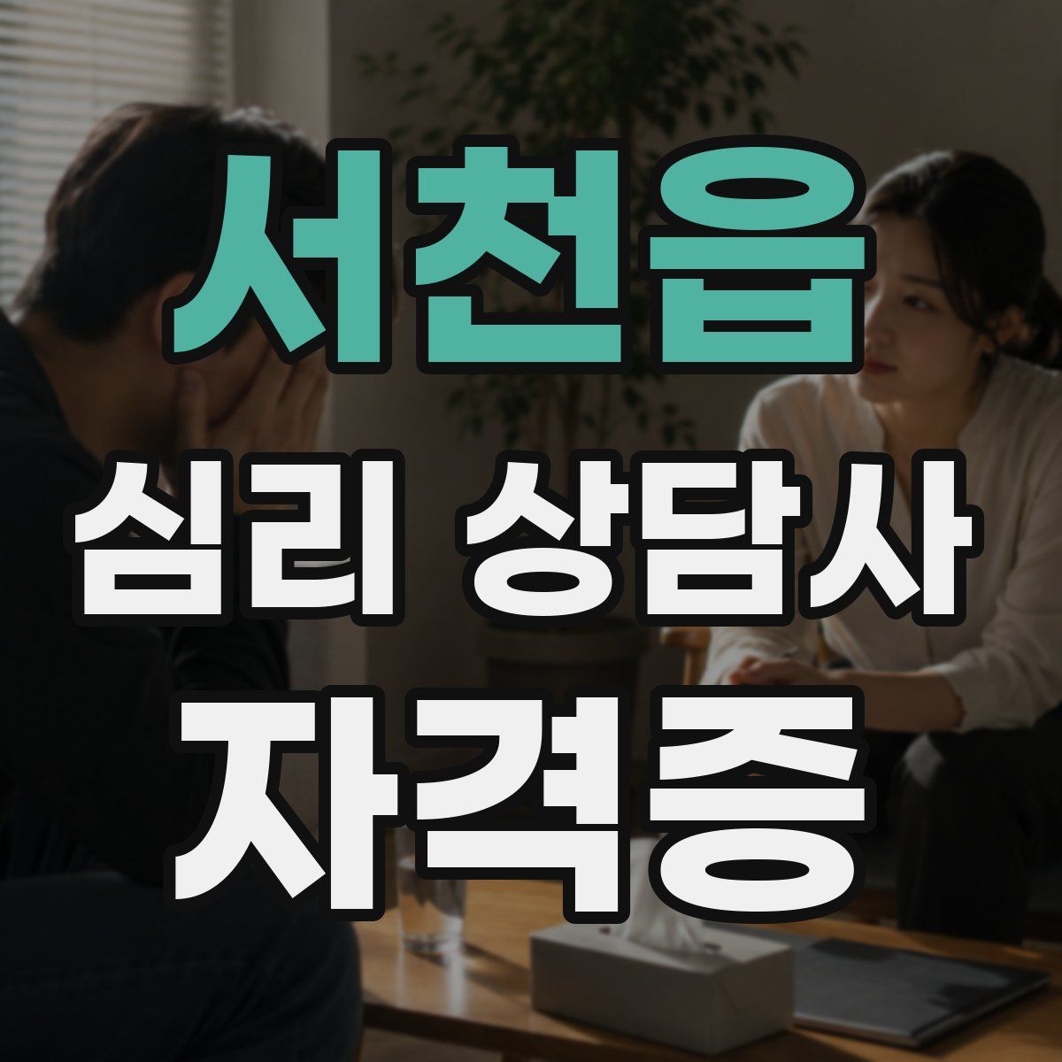 서천읍 심리 상담사 자격증